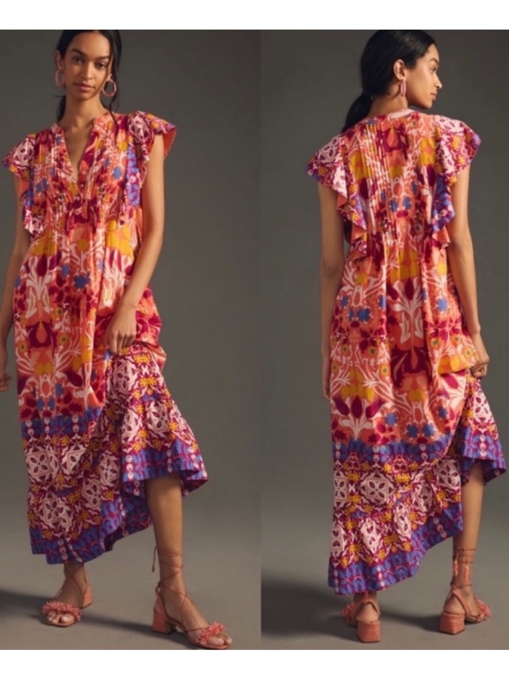 Anthropologie Maeve The Cassandra Maxi Dress XS